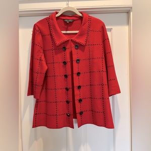 Ming Wang Red jacket